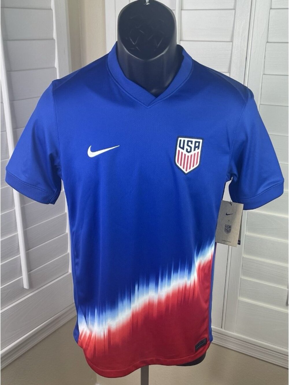 Nike USA 2024 Stadium Away “Sash” Soccer Jersey - FJ4373-417 - Kids XL - NWT $80